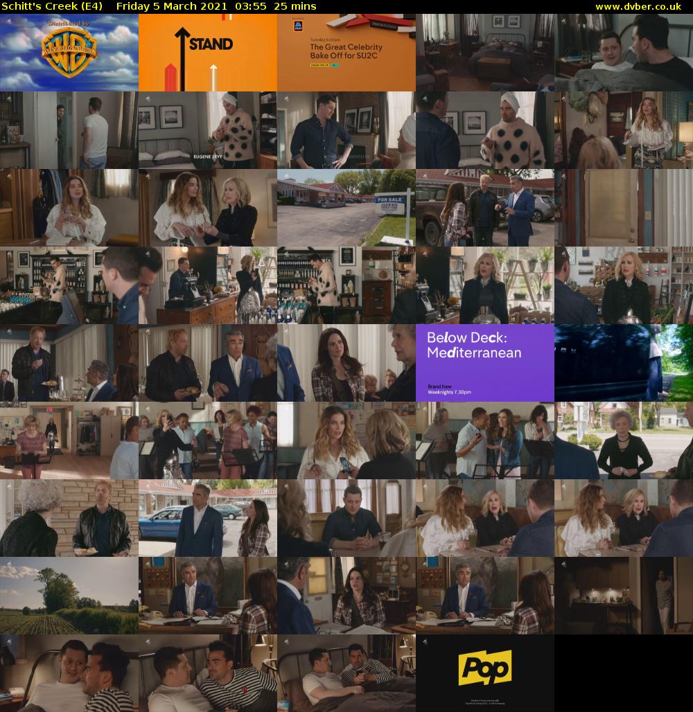 Schitt's Creek (E4) Friday 5 March 2021 03:55 - 04:20