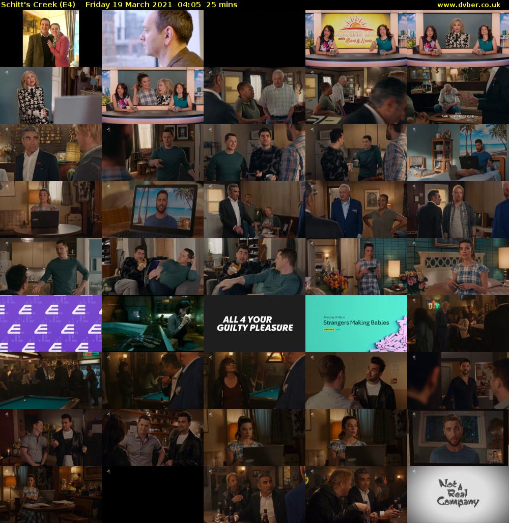 Schitt's Creek (E4) Friday 19 March 2021 04:05 - 04:30