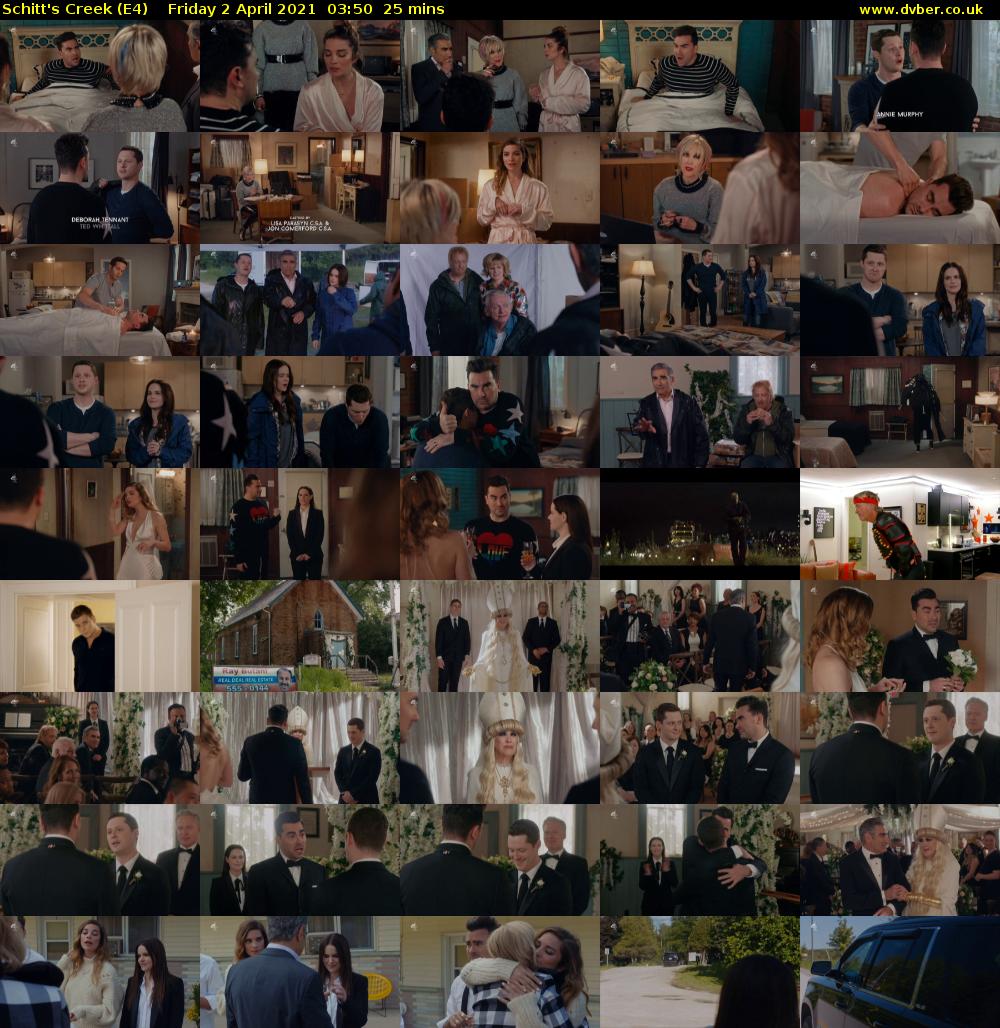 Schitt's Creek (E4) Friday 2 April 2021 03:50 - 04:15