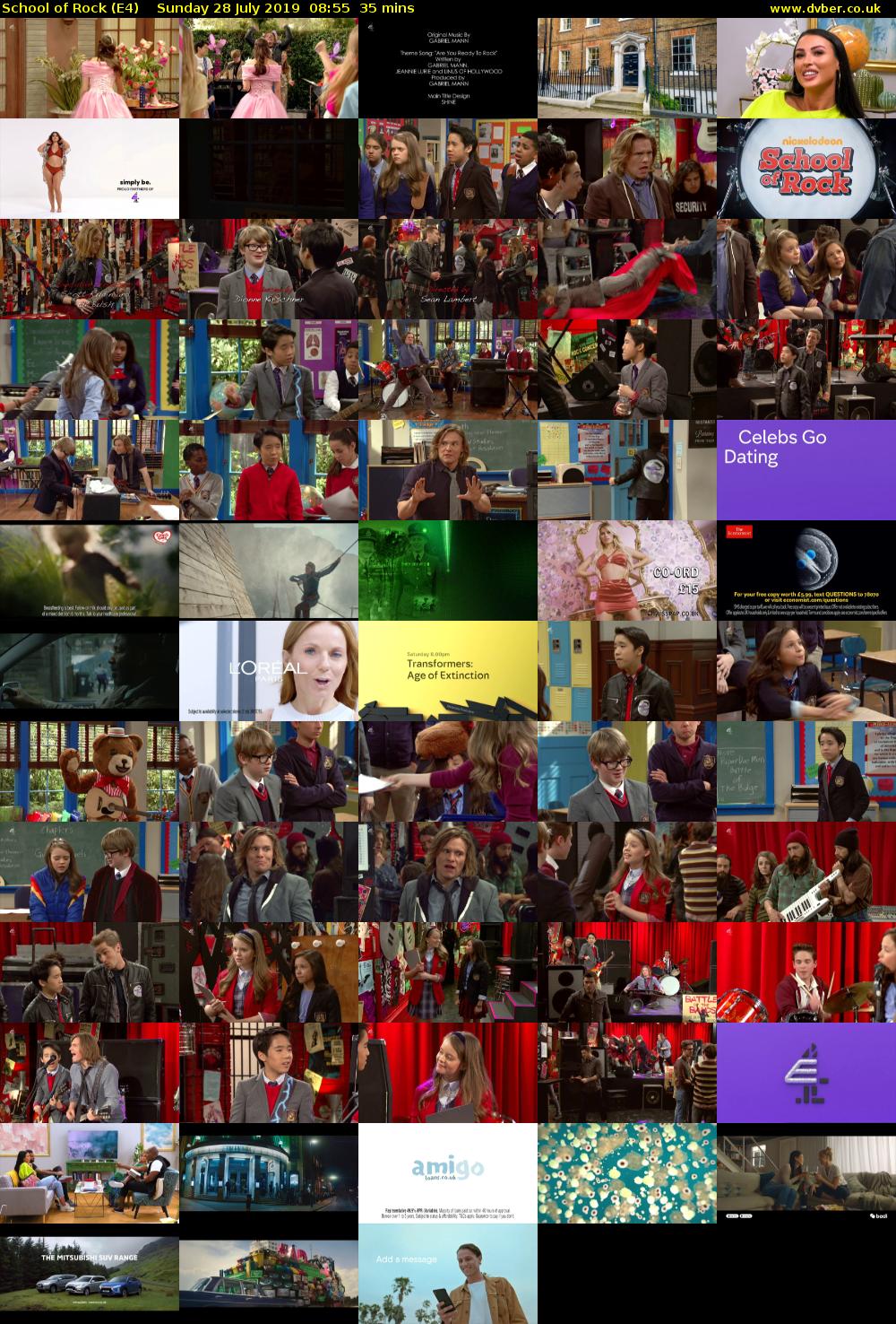 School of Rock (E4) Sunday 28 July 2019 08:55 - 09:30