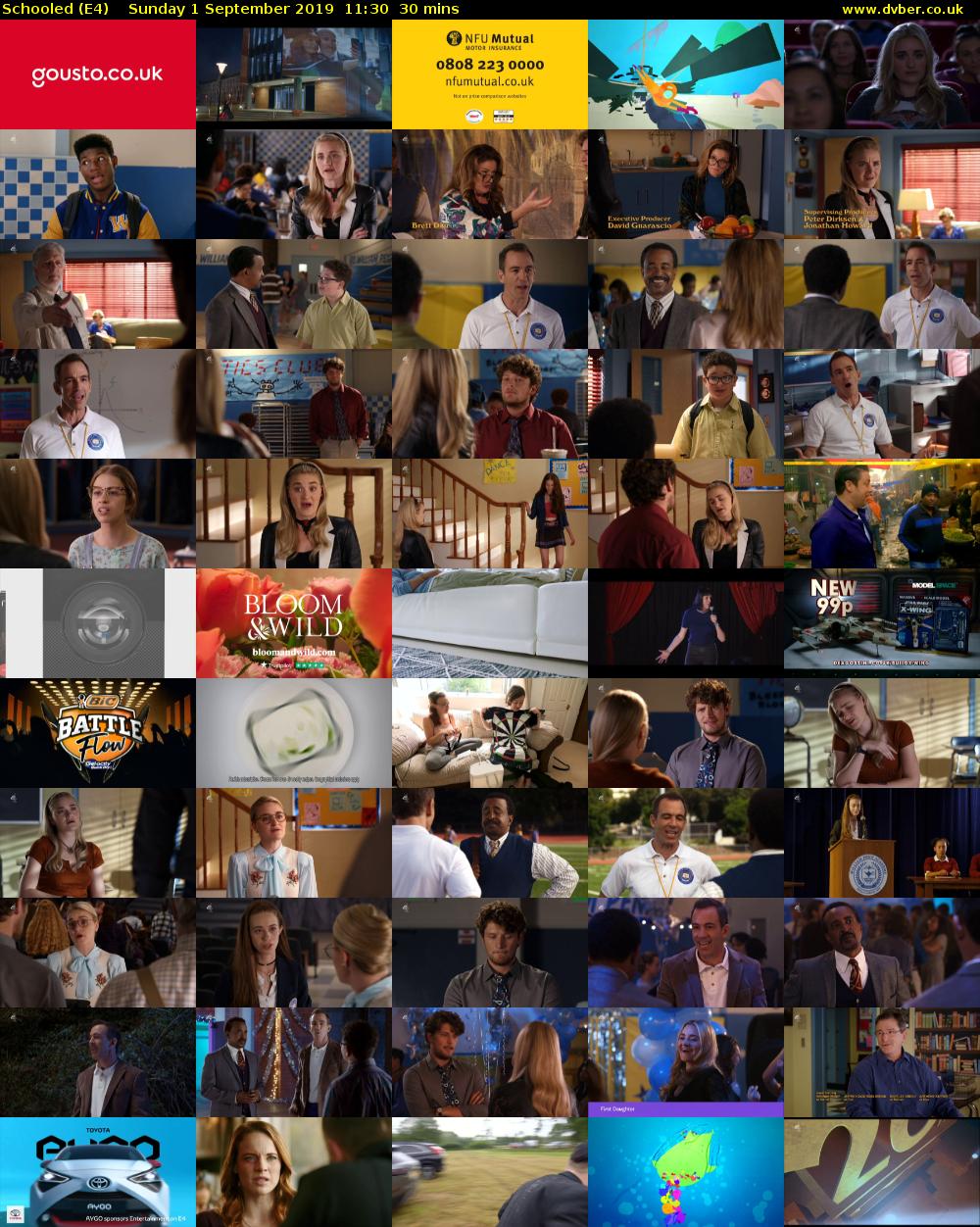 Schooled (E4) Sunday 1 September 2019 11:30 - 12:00