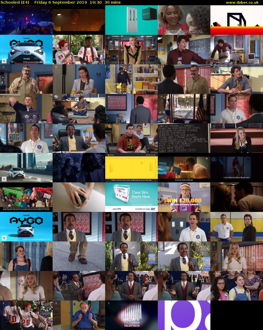 Schooled (E4) Friday 6 September 2019 19:30 - 20:00
