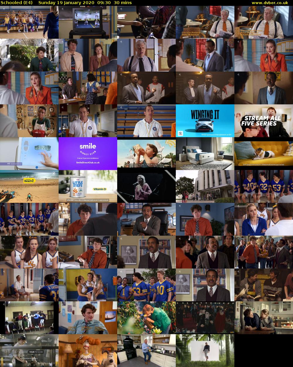 Schooled (E4) Sunday 19 January 2020 09:30 - 10:00
