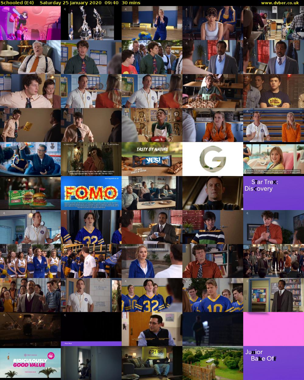Schooled (E4) Saturday 25 January 2020 09:40 - 10:10