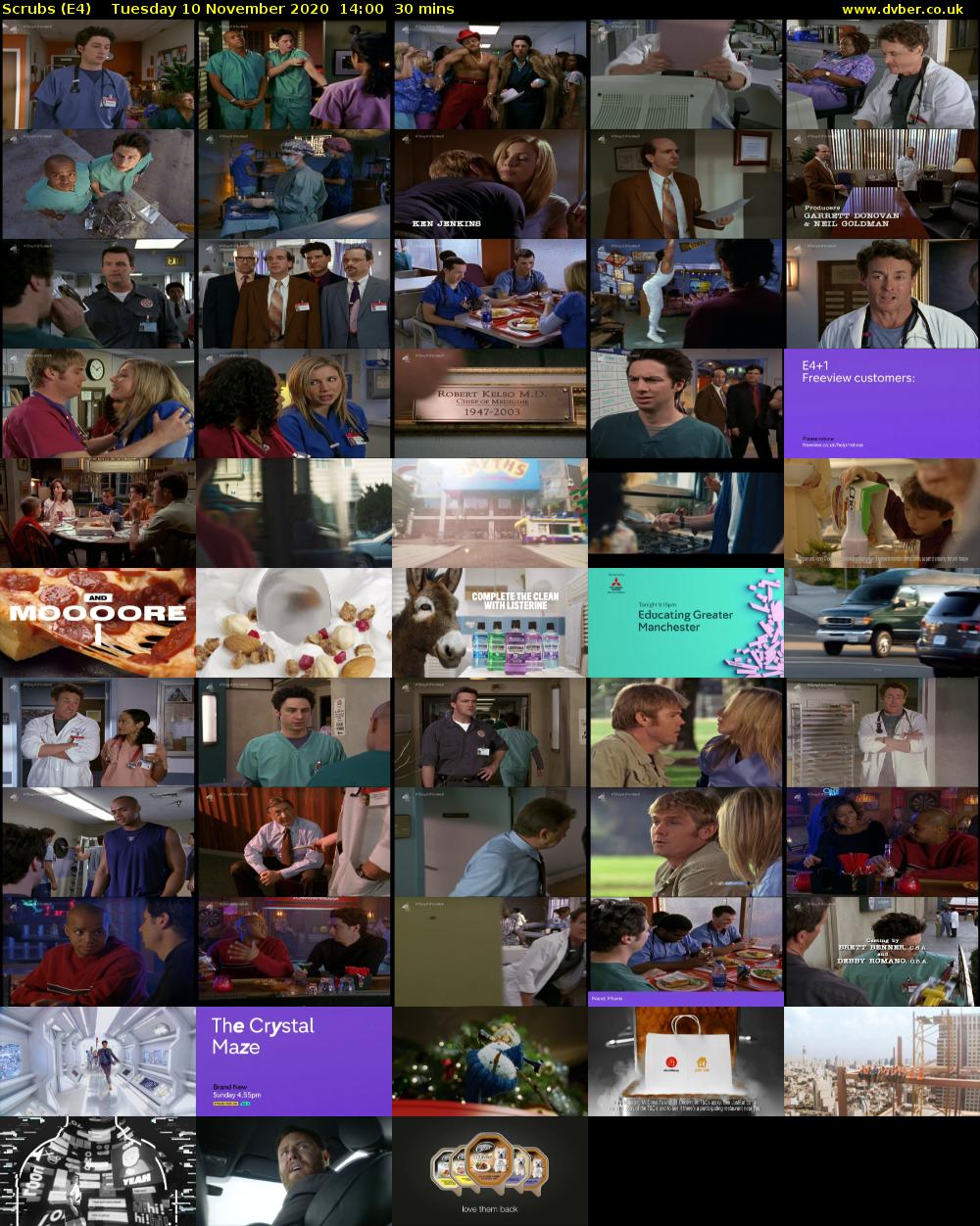 Scrubs (E4) Tuesday 10 November 2020 14:00 - 14:30