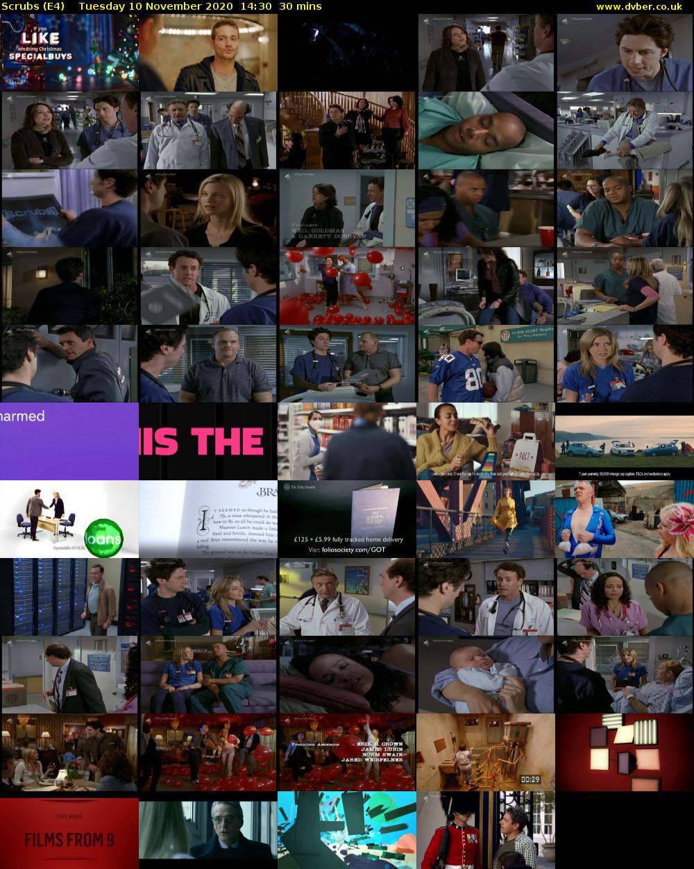Scrubs (E4) Tuesday 10 November 2020 14:30 - 15:00