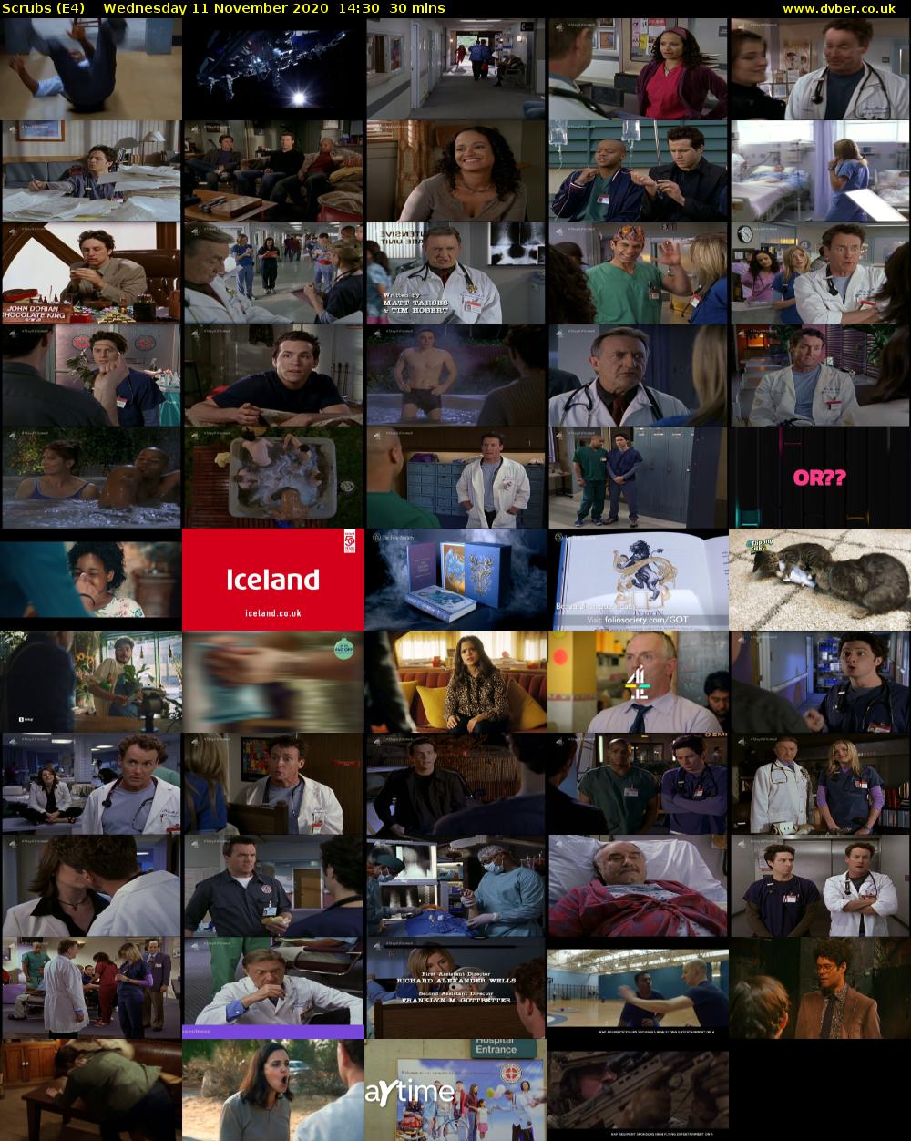 Scrubs (E4) Wednesday 11 November 2020 14:30 - 15:00