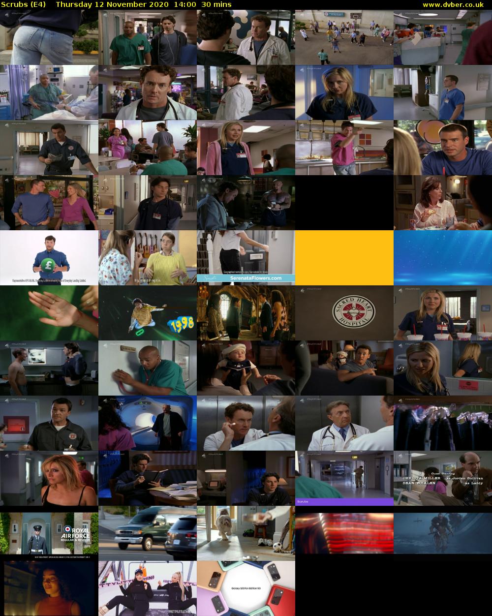 Scrubs (E4) Thursday 12 November 2020 14:00 - 14:30