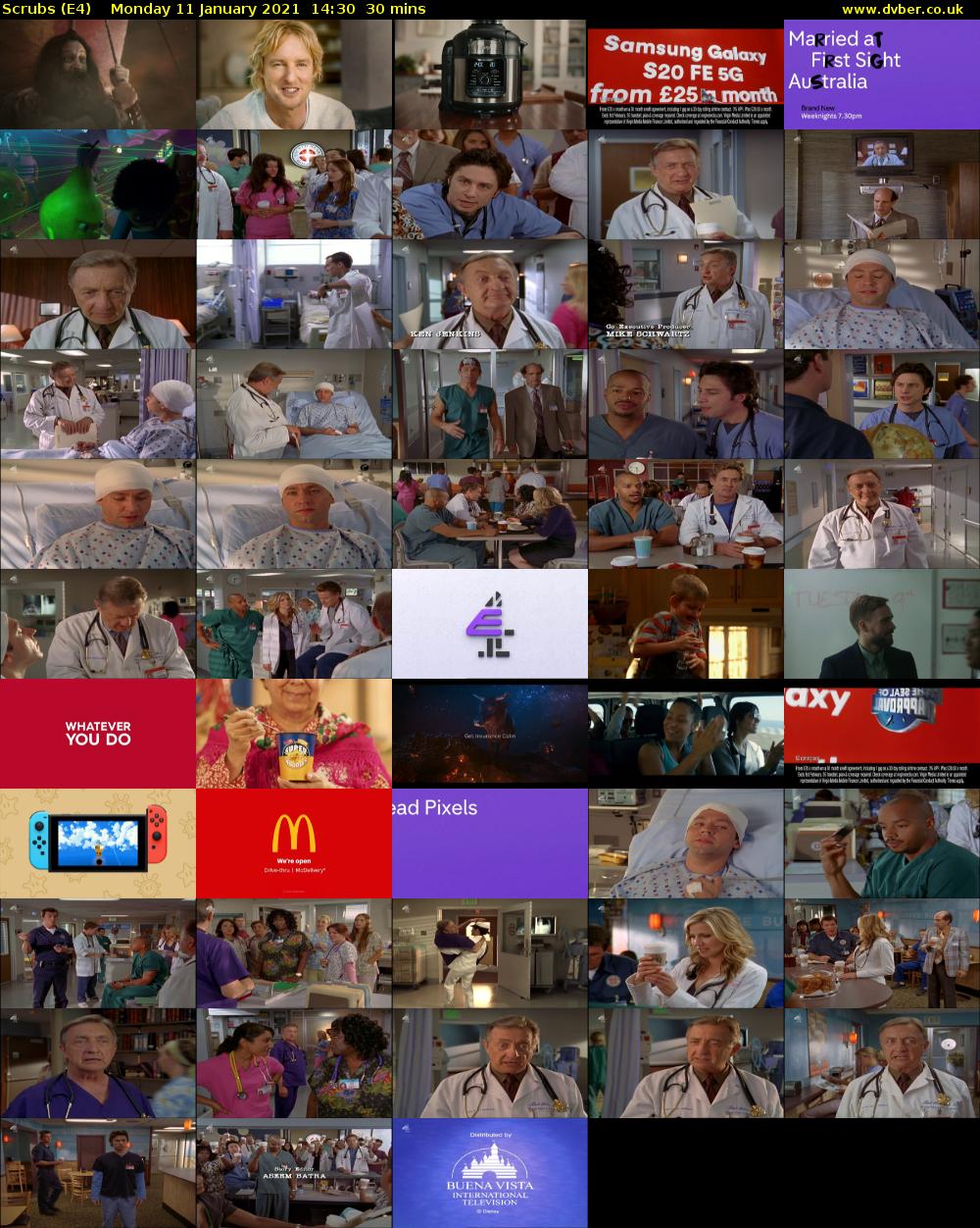 Scrubs (E4) Monday 11 January 2021 14:30 - 15:00
