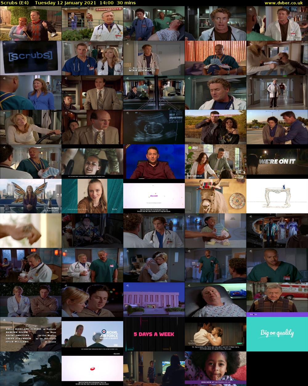 Scrubs (E4) Tuesday 12 January 2021 14:00 - 14:30