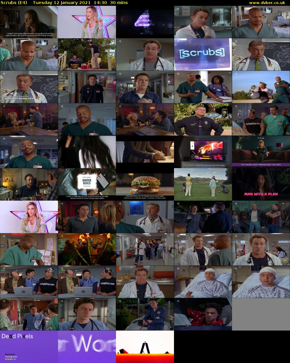 Scrubs (E4) Tuesday 12 January 2021 14:30 - 15:00