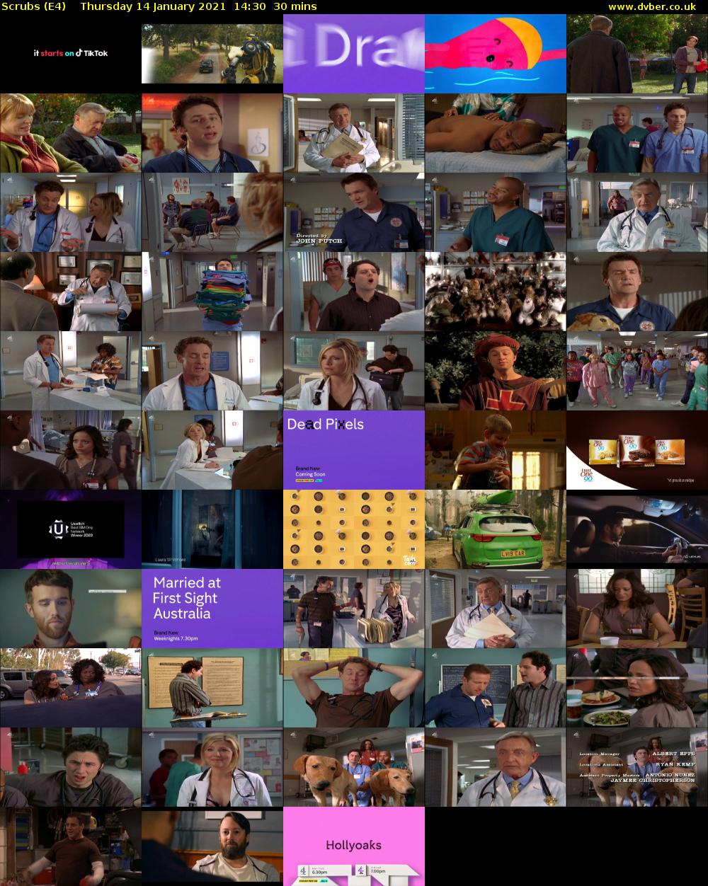 Scrubs (E4) Thursday 14 January 2021 14:30 - 15:00