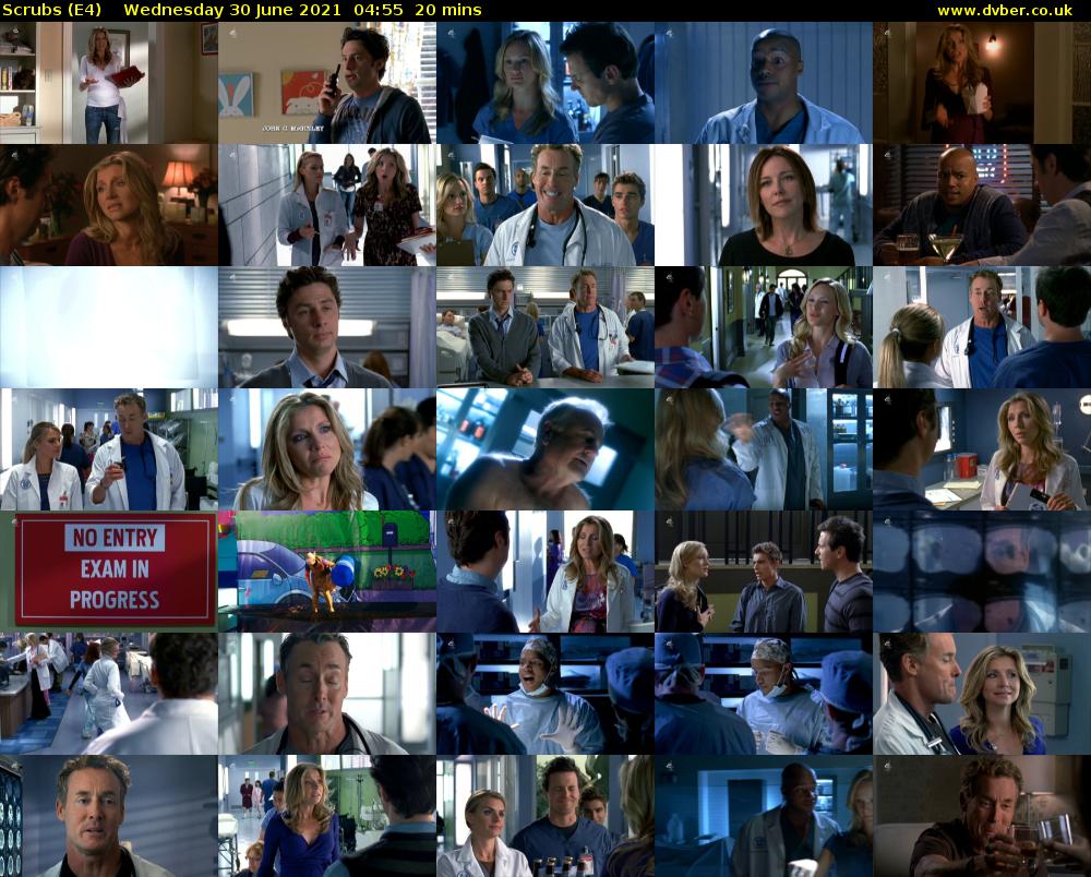 Scrubs (E4) Wednesday 30 June 2021 04:55 - 05:15