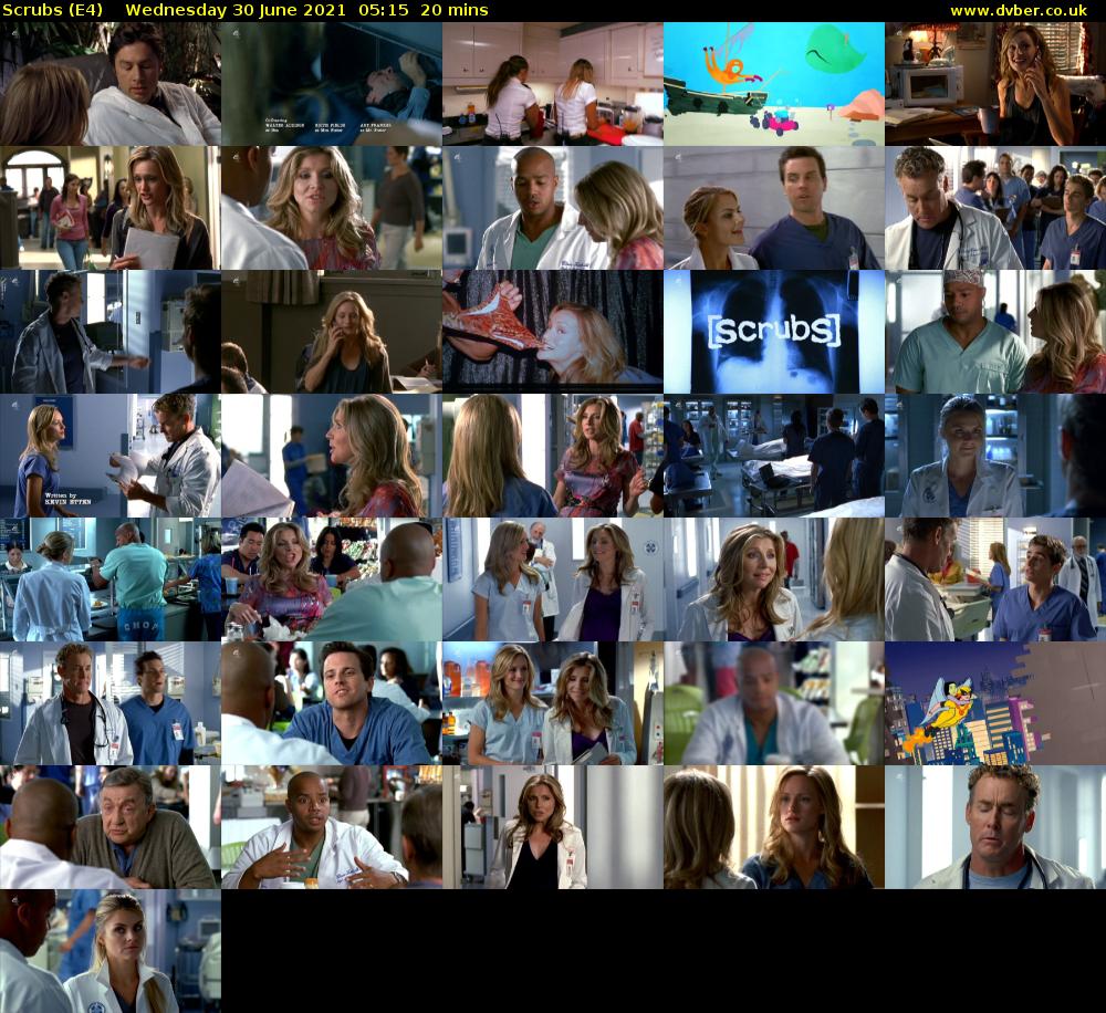 Scrubs (E4) Wednesday 30 June 2021 05:15 - 05:35