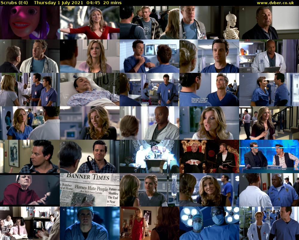 Scrubs (E4) Thursday 1 July 2021 04:45 - 05:05