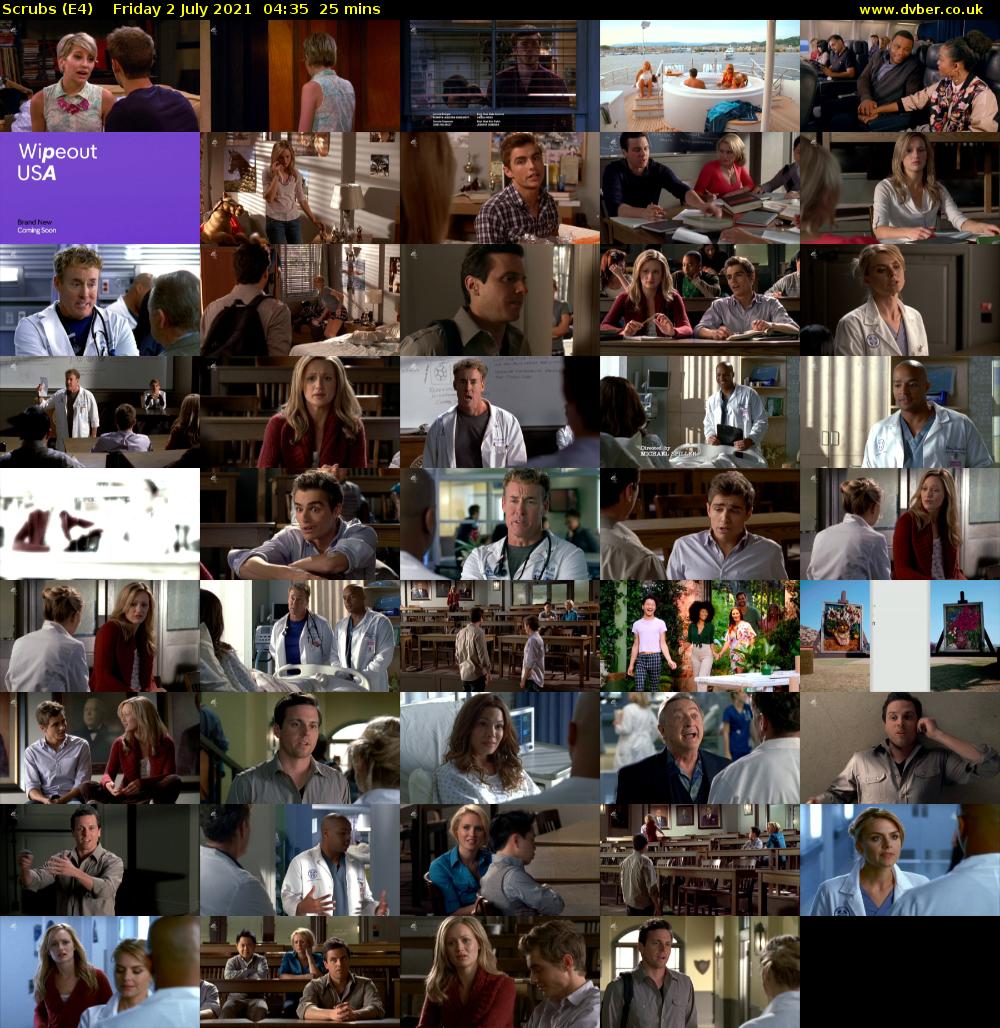 Scrubs (E4) Friday 2 July 2021 04:35 - 05:00
