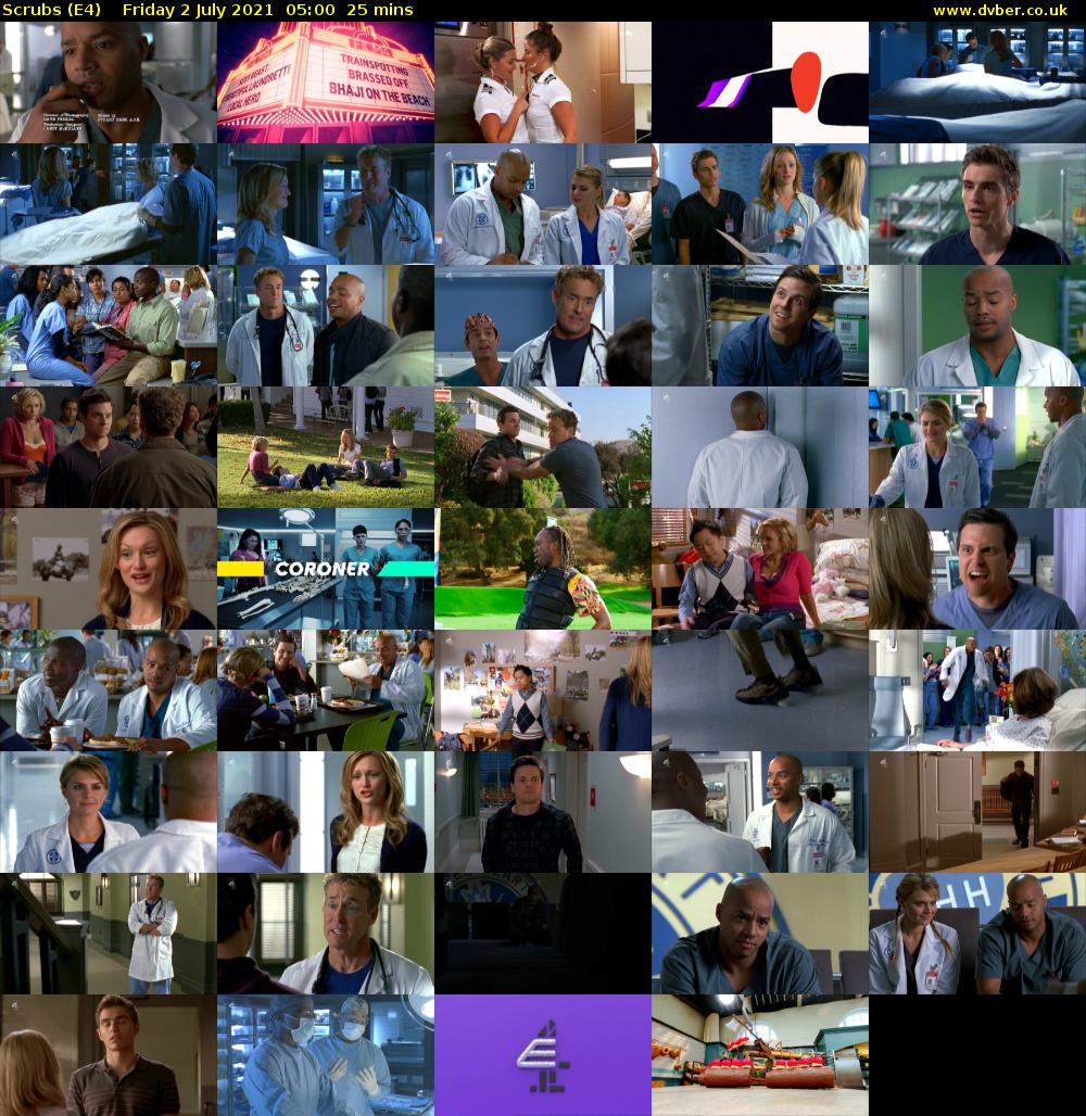 Scrubs (E4) Friday 2 July 2021 05:00 - 05:25