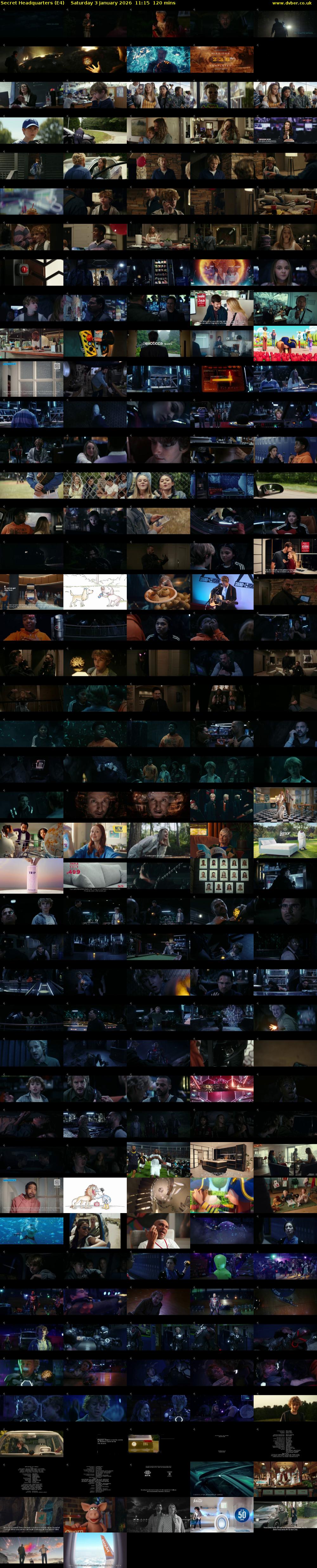 Secret Headquarters (E4) Saturday 3 January 2026 11:15 - 13:15