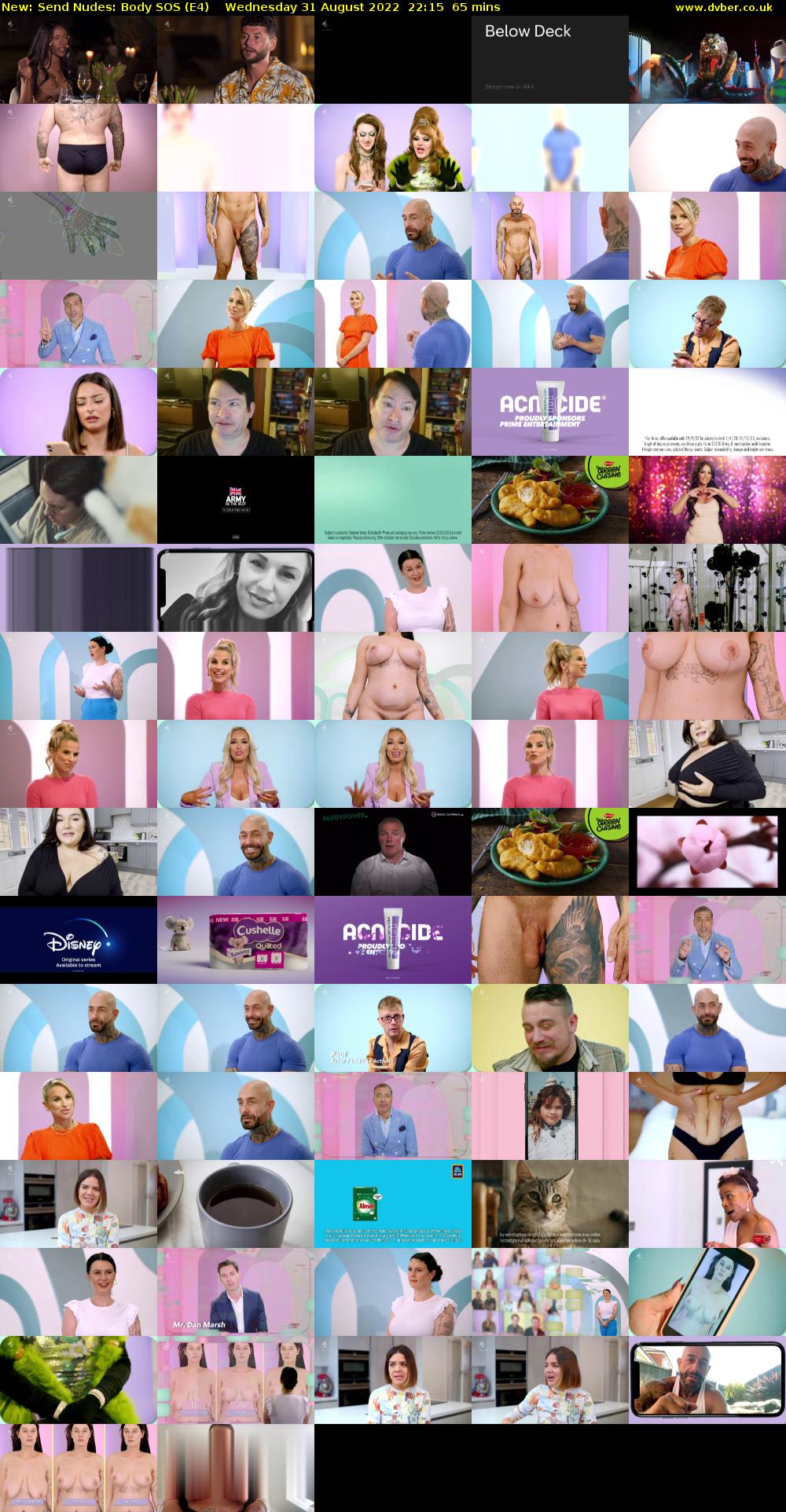Send Nudes: Body SOS (E4) Wednesday 31 August 2022 22:15 - 23:20