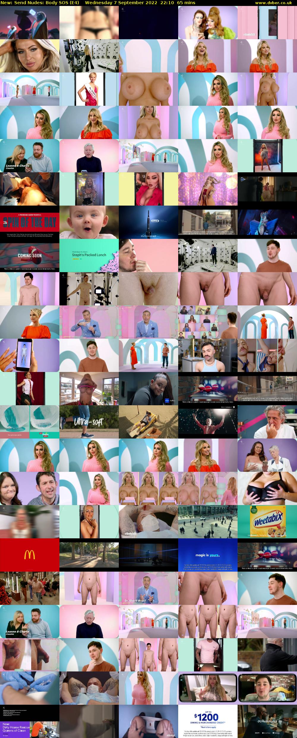 Send Nudes: Body SOS (E4) Wednesday 7 September 2022 22:10 - 23:15
