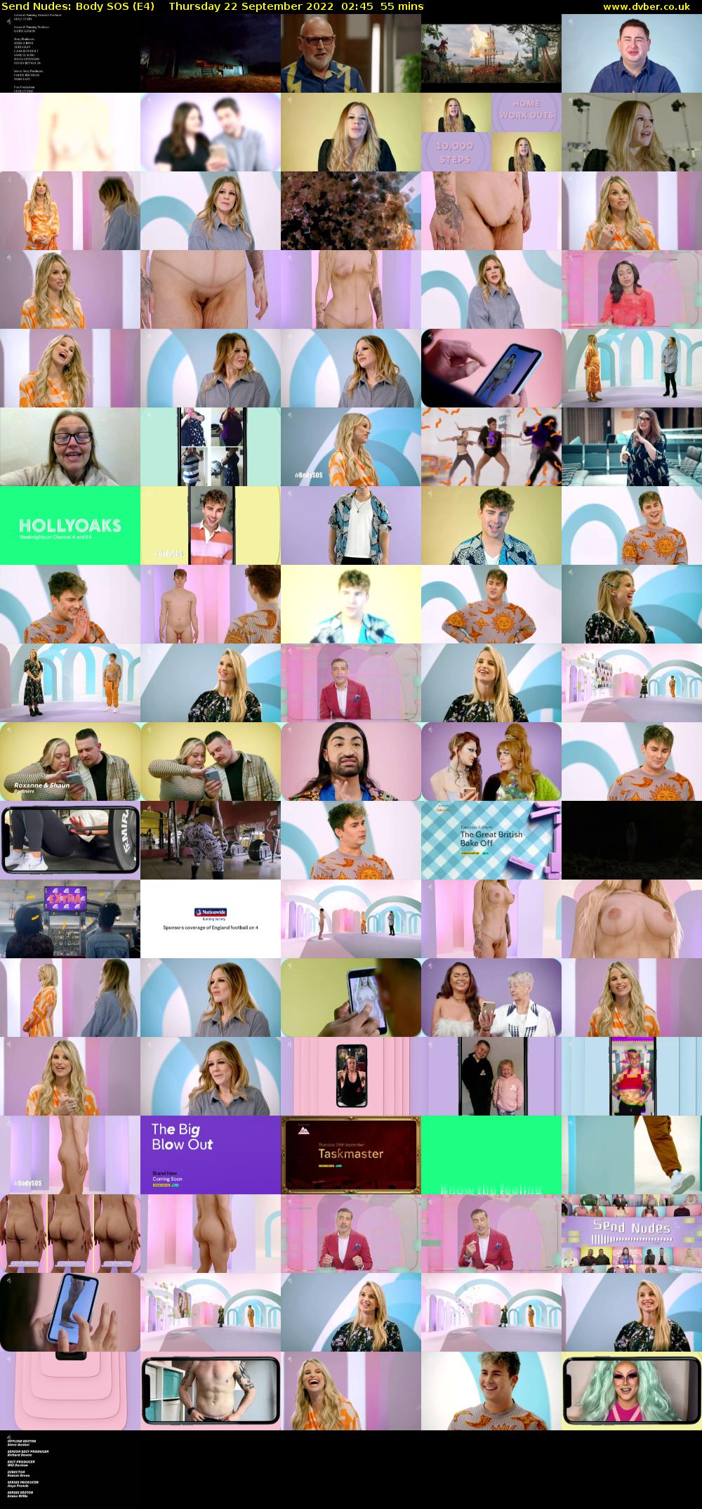 Send Nudes: Body SOS (E4) Thursday 22 September 2022 02:45 - 03:40