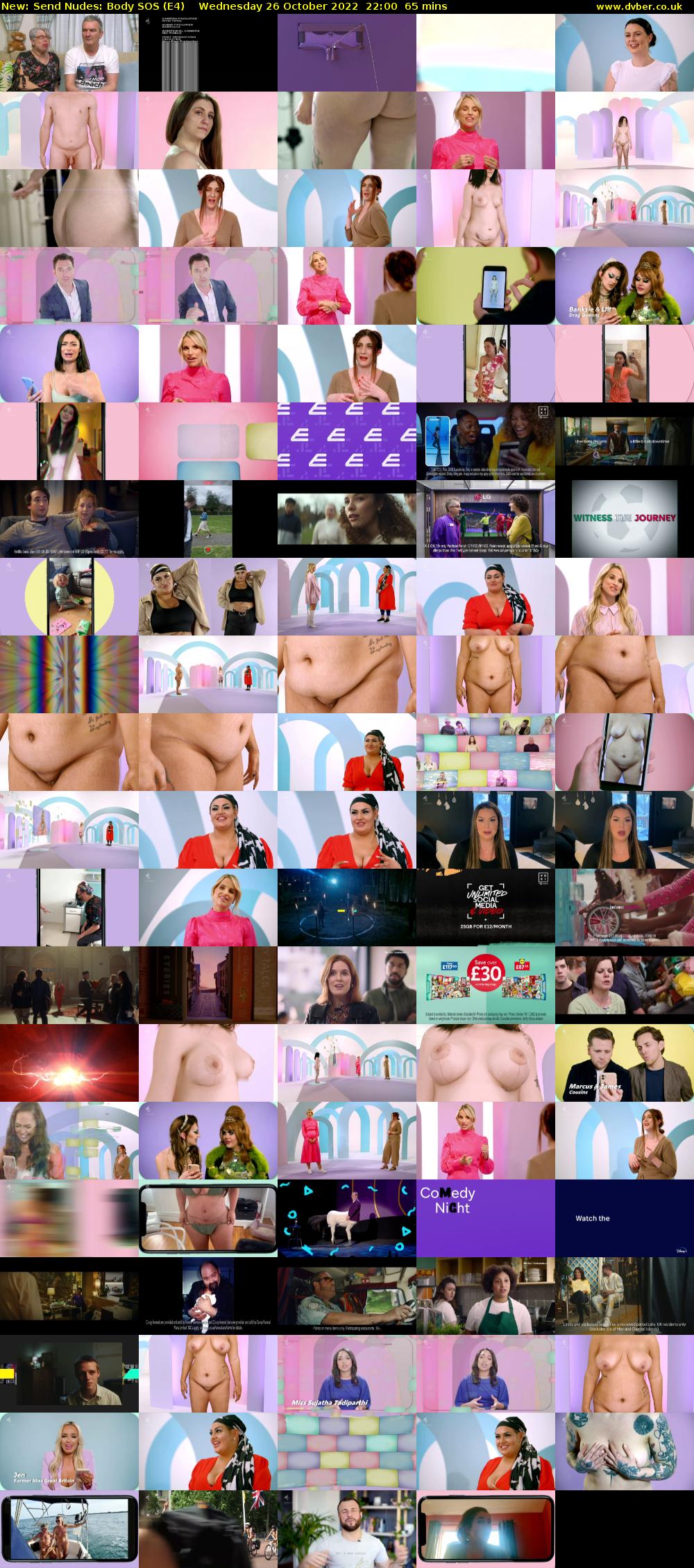 Send Nudes: Body SOS (E4) Wednesday 26 October 2022 22:00 - 23:05