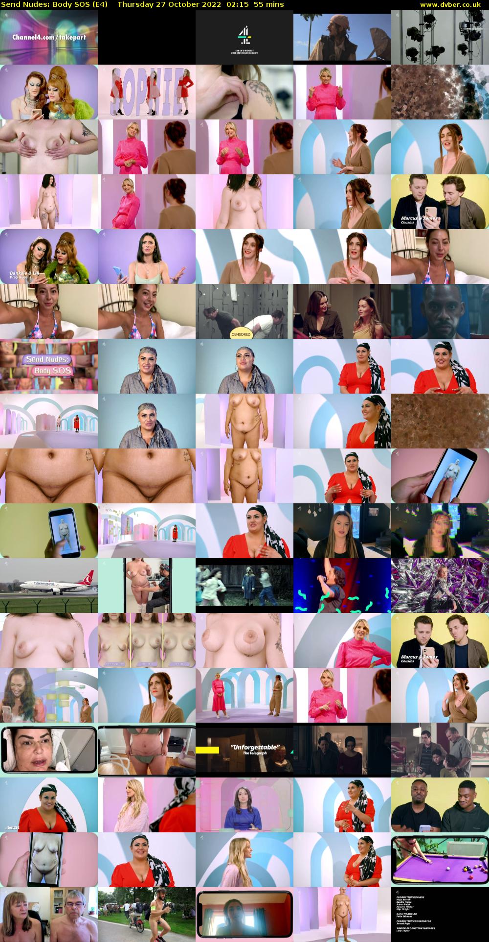 Send Nudes: Body SOS (E4) Thursday 27 October 2022 02:15 - 03:10