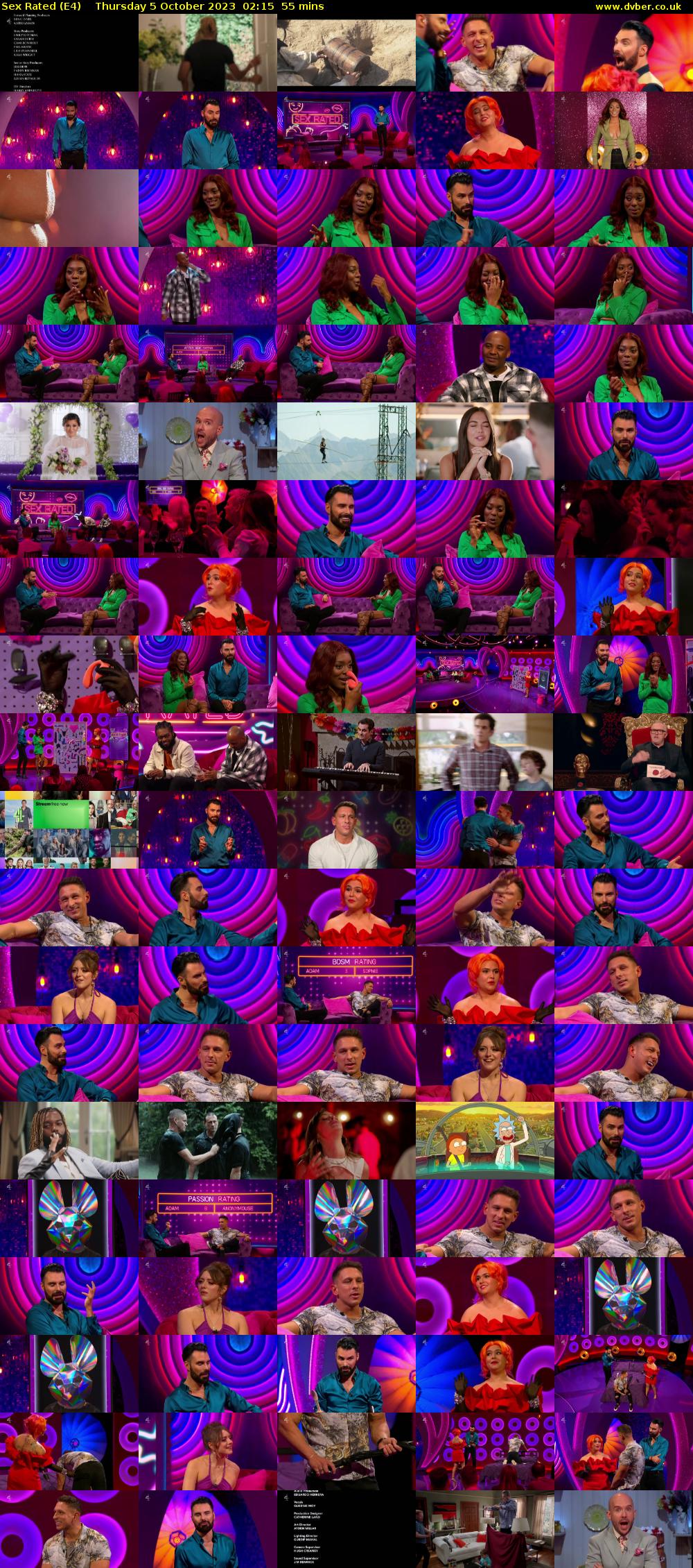 Sex Rated (E4) Thursday 5 October 2023 02:15 - 03:10