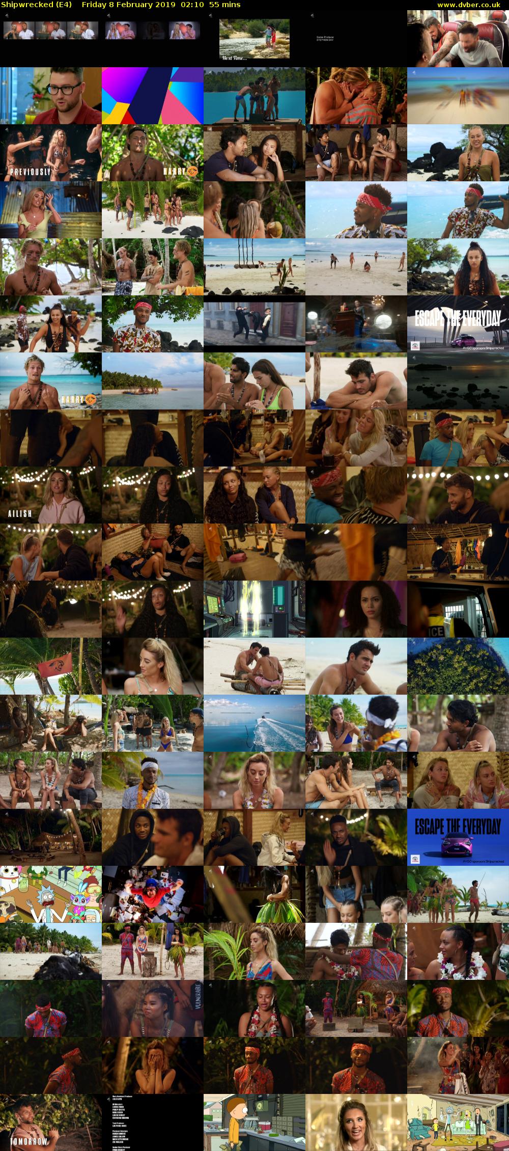 Shipwrecked (E4) Friday 8 February 2019 02:10 - 03:05