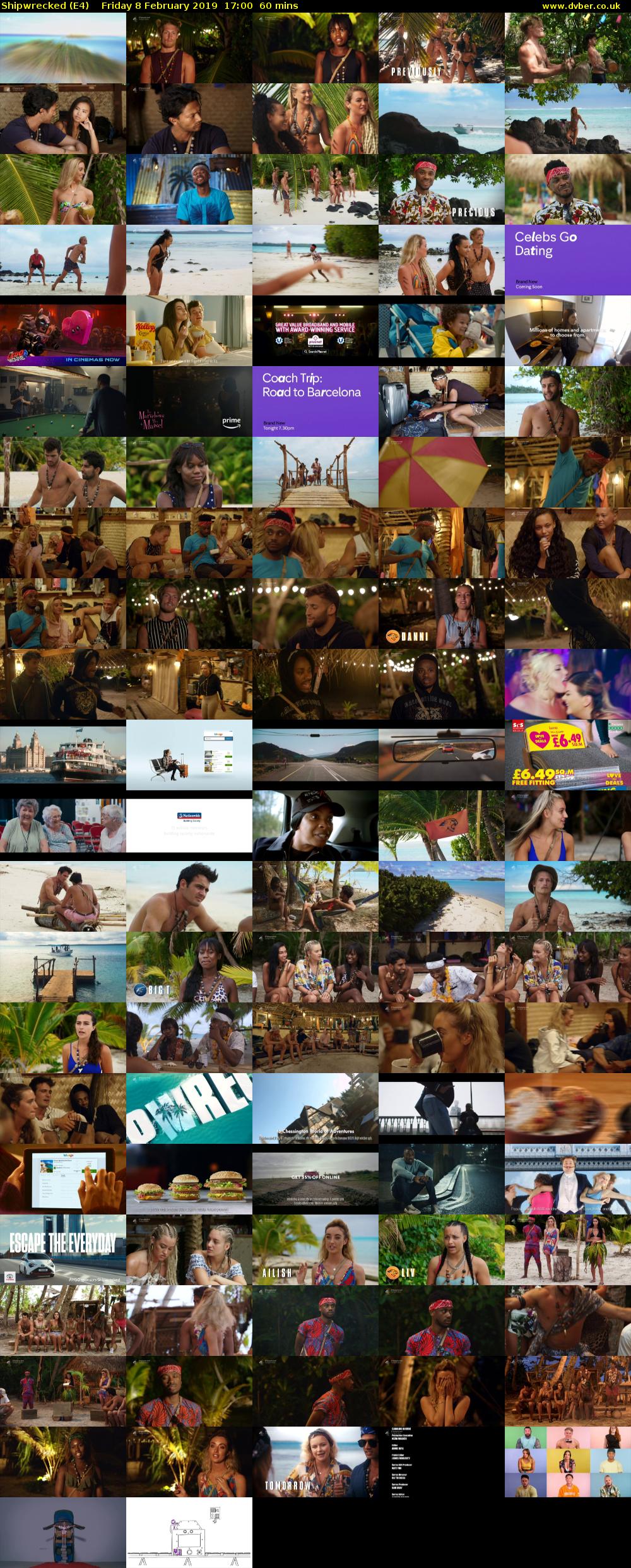 Shipwrecked (E4) Friday 8 February 2019 17:00 - 18:00