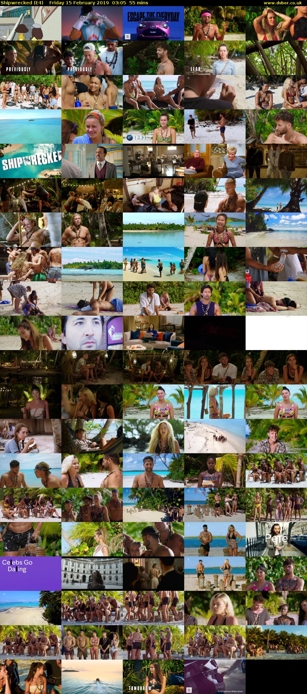 Shipwrecked (E4) Friday 15 February 2019 03:05 - 04:00