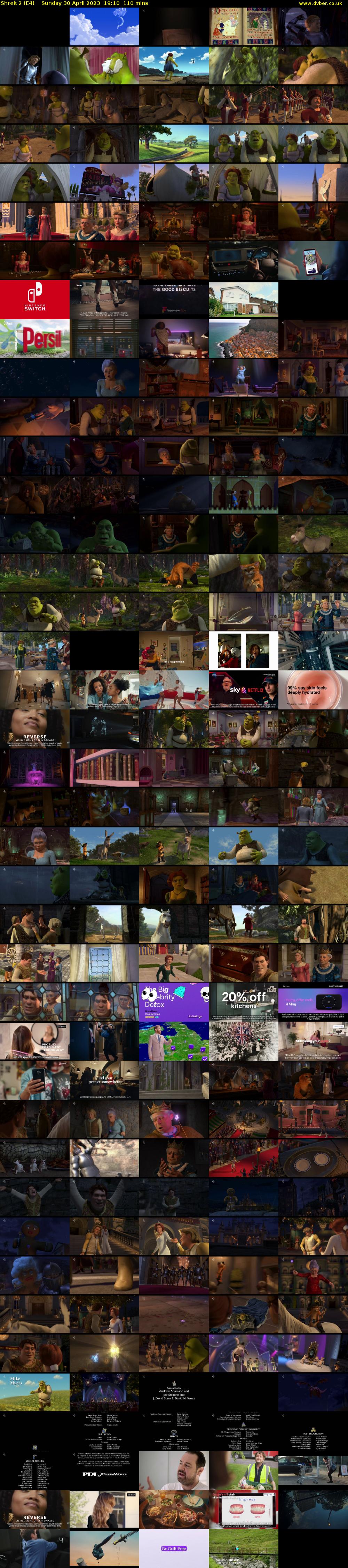 Shrek 2 (E4) Sunday 30 April 2023 19:10 - 21:00