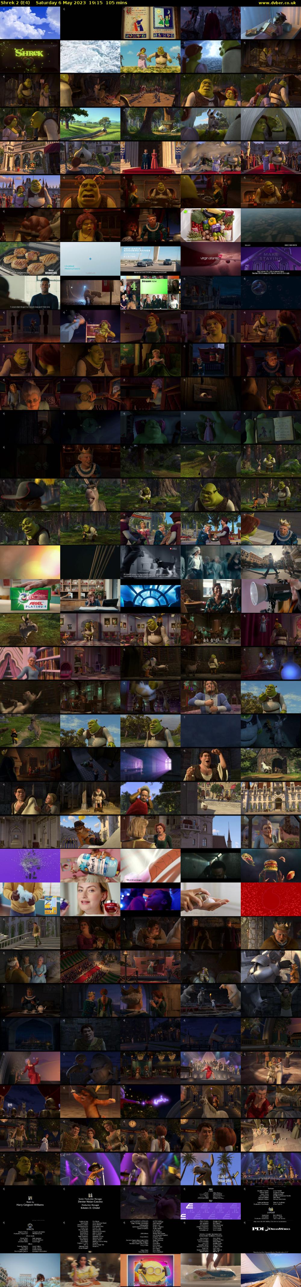 Shrek 2 (E4) Saturday 6 May 2023 19:15 - 21:00