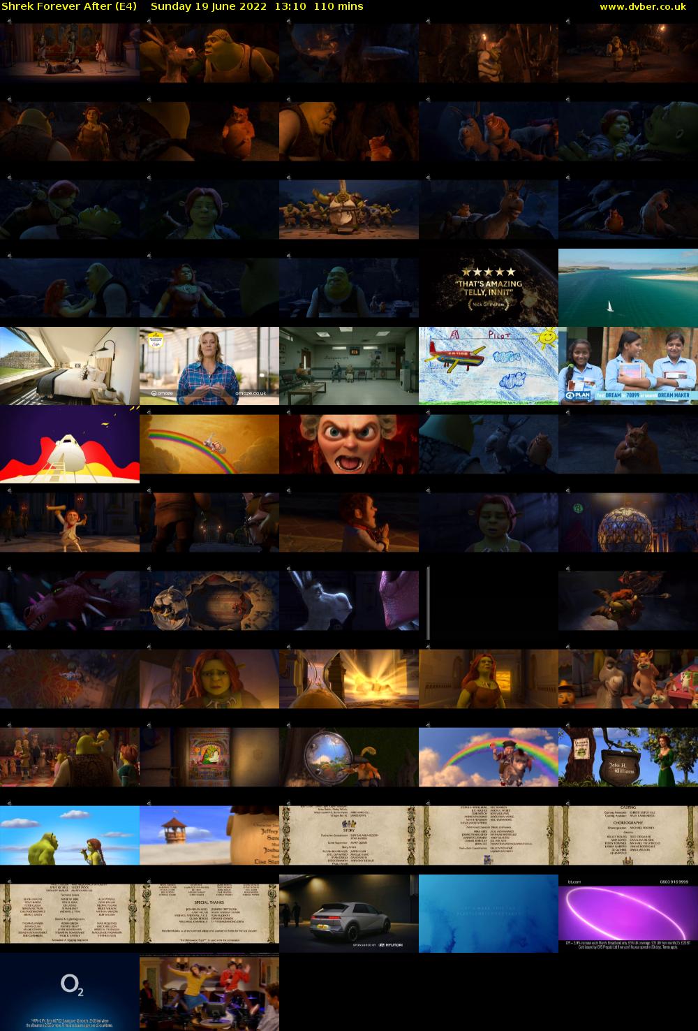 Shrek Forever After (E4) Sunday 19 June 2022 13:10 - 15:00
