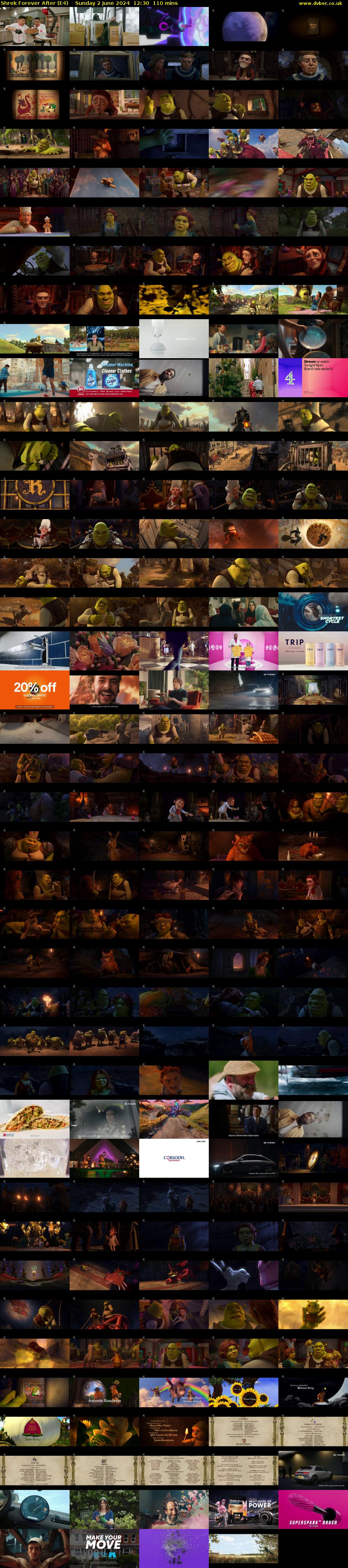 Shrek Forever After (E4) Sunday 2 June 2024 12:30 - 14:20