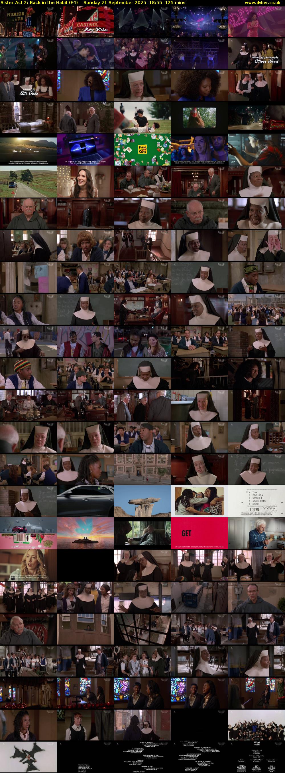 Sister Act 2: Back in the Habit (E4) Sunday 21 September 2025 18:55 - 21:00