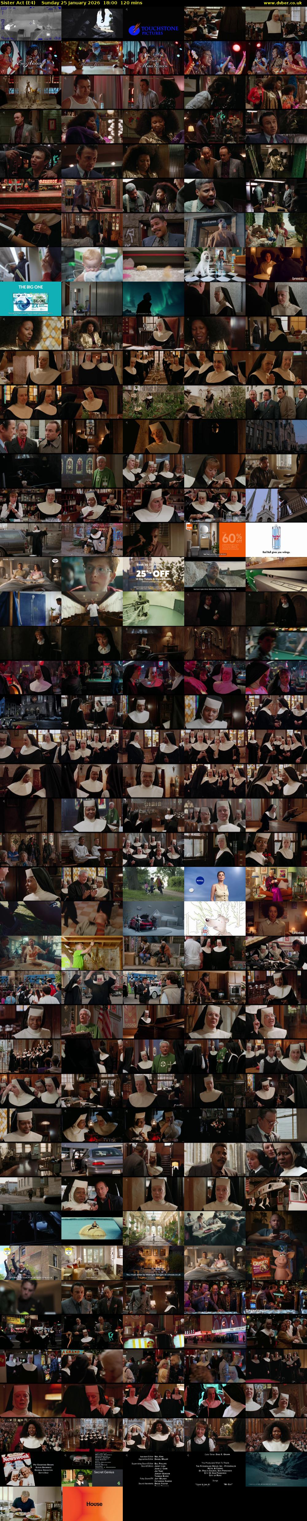 Sister Act (E4) Sunday 25 January 2026 18:00 - 20:00