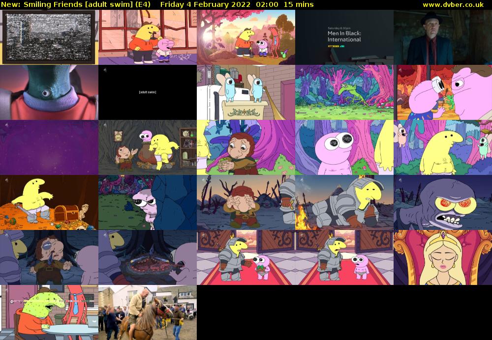 Smiling Friends [adult swim] (E4) Friday 4 February 2022 02:00 - 02:15