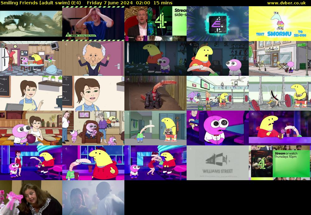 Smiling Friends [adult swim] (E4) Friday 7 June 2024 02:00 - 02:15