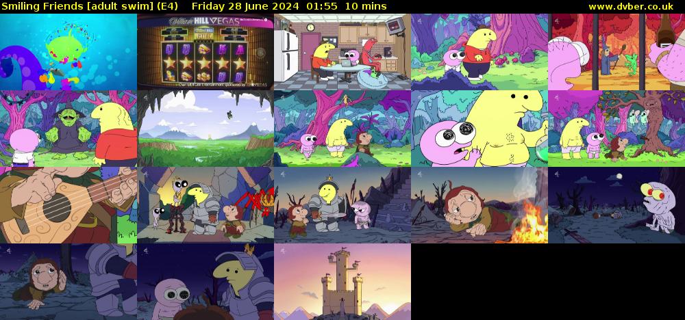 Smiling Friends [adult swim] (E4) Friday 28 June 2024 01:55 - 02:05