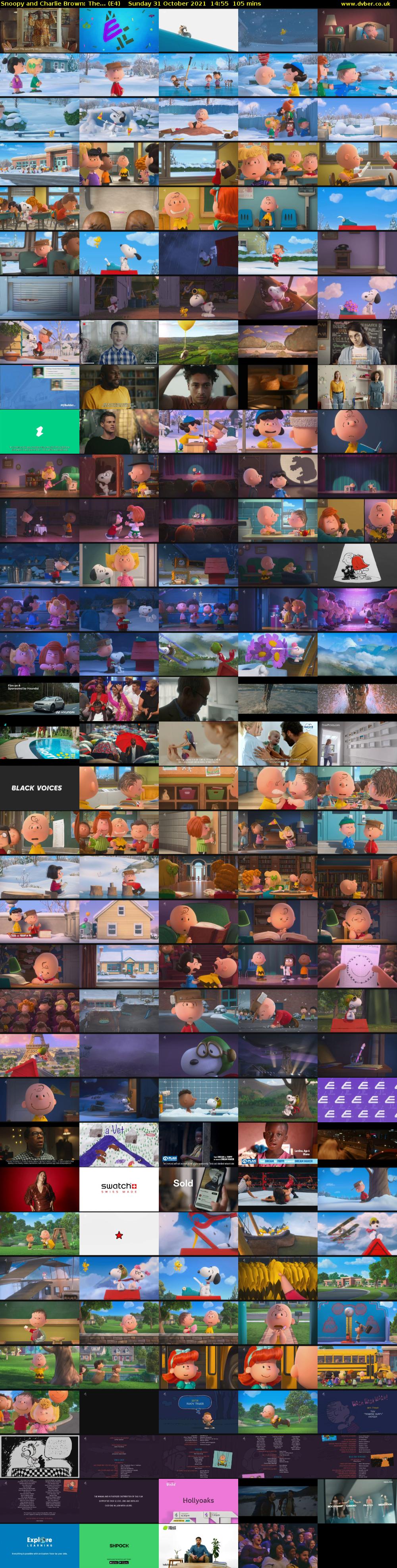 Snoopy and Charlie Brown: The... (E4) Sunday 31 October 2021 14:55 - 16:40