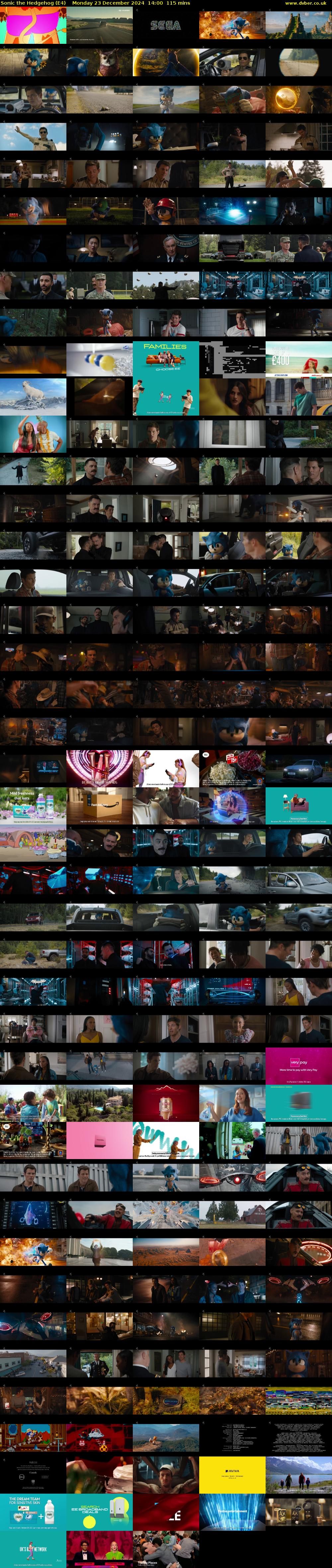 Sonic the Hedgehog (E4) Monday 23 December 2024 14:00 - 15:55