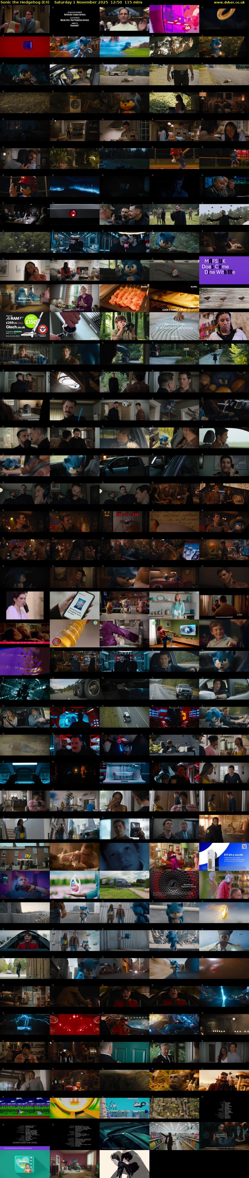 Sonic the Hedgehog (E4) Saturday 1 November 2025 12:50 - 14:45