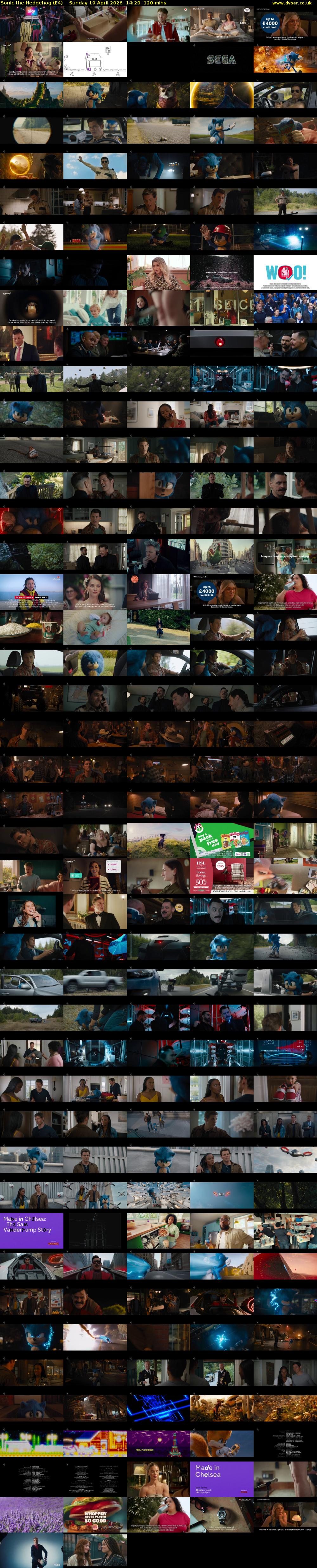 Sonic the Hedgehog (E4) Sunday 19 April 2026 14:20 - 16:20