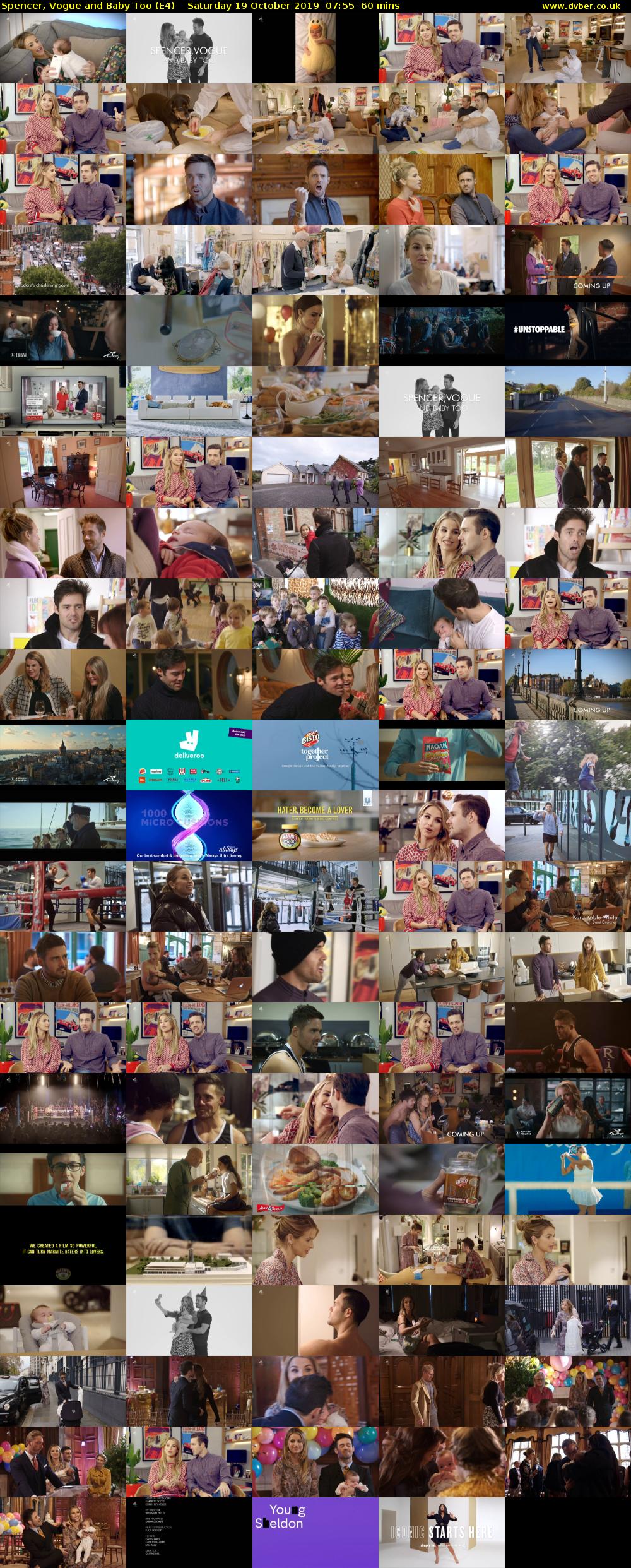 Spencer, Vogue and Baby Too (E4) Saturday 19 October 2019 07:55 - 08:55