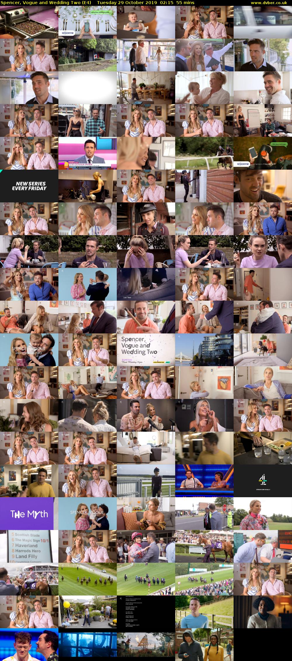 Spencer, Vogue and Wedding Two (E4) Tuesday 29 October 2019 02:15 - 03:10