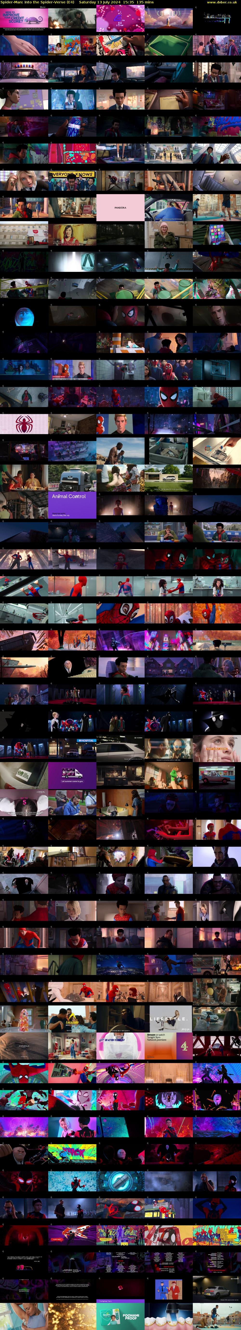 Spider-Man: Into the Spider-Verse (E4) Saturday 13 July 2024 15:35 - 17:50