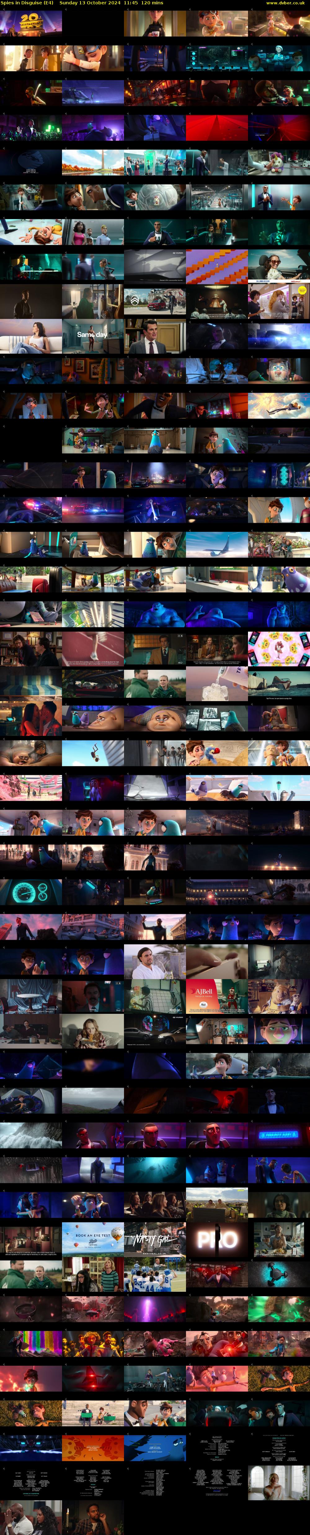 Spies in Disguise (E4) Sunday 13 October 2024 11:45 - 13:45