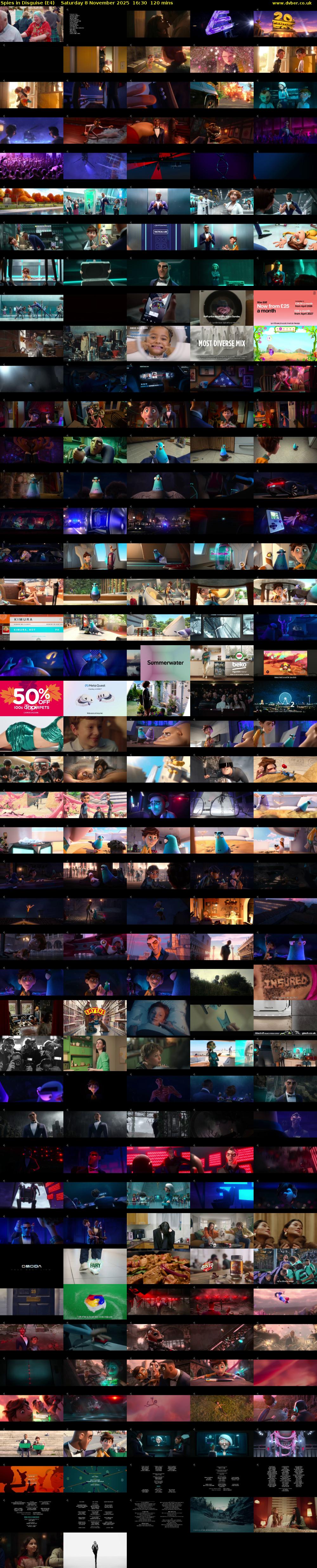 Spies in Disguise (E4) Saturday 8 November 2025 16:30 - 18:30