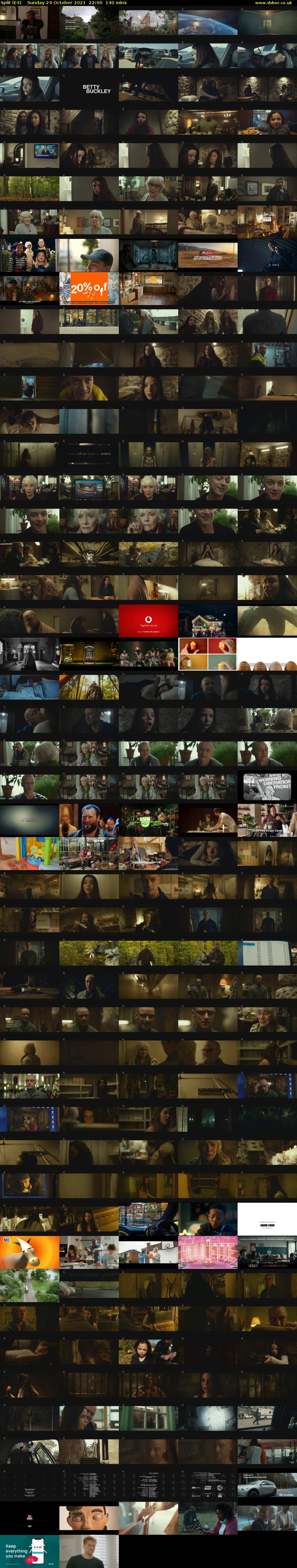 Split (E4) Sunday 24 October 2021 22:00 - 00:20
